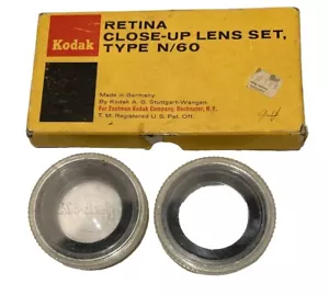 Vntg Kodak Retina close-up lens In Box Type N/60 For 50mm f1.9 lens. 58mm thread - Picture 1 of 3