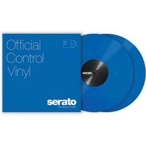 SERATO BLUE coppia pair vinili controllo timecode per Serato DJ Pro DVS 12" NEW - Picture 1 of 7