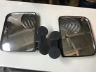 RUBBER COATED MAGNET MIRRORS Tractor PAIR 1025r 1023r B2680  Top Seller!