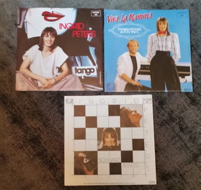 SB198: 3x Ingrid Peters 7" Singles Jukebox Party Sammlung VG+ TOP! - Bild 1 von 2
