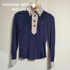 Vivienne Westwood Cut And Sew Shirt Striped Orb Long Sleeve Size M