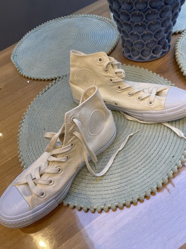 converse taglia 5 5 top alto colore neutro