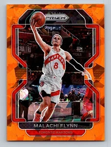2021-22 Panini Prizm - Malachi Flynn - Orange Cracked Ice - #111 - Raptors - Picture 1 of 2