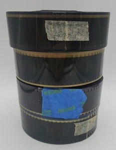 35mm Film Flat Lot of 4 Movie Trailers Unknown Titles - Picture 1 of 3
