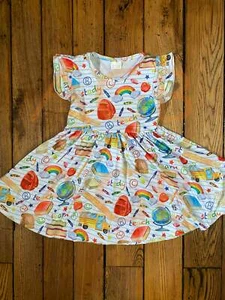 Back to School Girl Twirly Dress - Picture 1 of 1