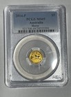 Australien 2014 P Gold 1/20 Unzen $ 5 PCGS MS69 Jahr des Pferdes