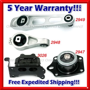 K003 Fit 01-09 Chrysler PT Cruiser 2.4L Engine & Trans. Mount Set w/o Turbo 4PCS - Picture 1 of 5