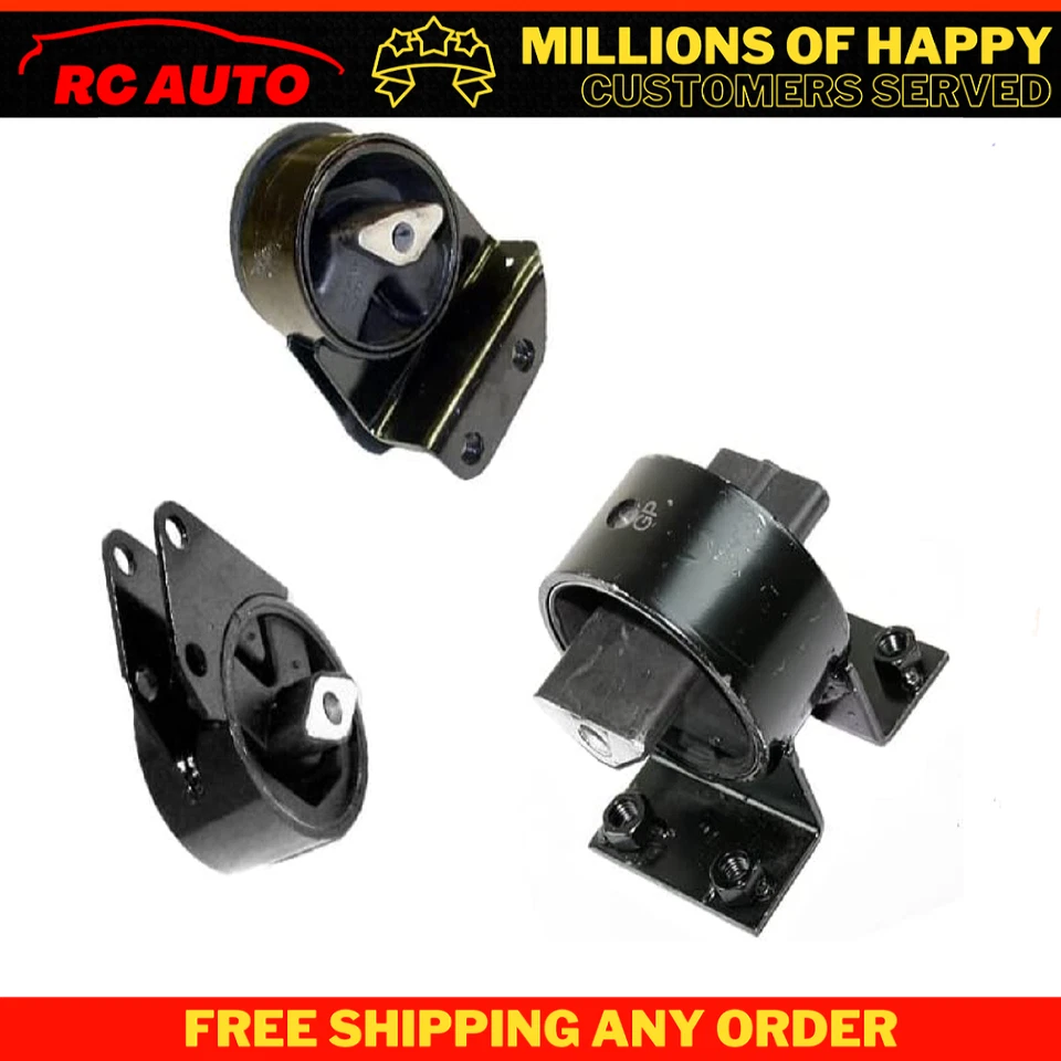 Fits 1993-1998 Jeep Grand Cherokee 5.2L Auto RWD Engine Motor & Trans Mount Set - Image 1 of 1