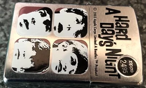 Beatles Zippo Lighter a Hard Days Night 20589 Excellent plus unused condition - Picture 1 of 5