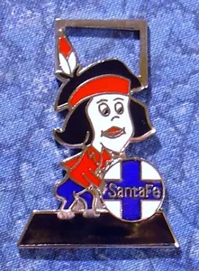 Santa Fe Chico Railroad Train Logo Watch Fob - Picture 1 of 1