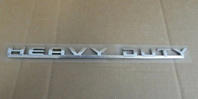 New OEM 2002-2004 Dodge Ram 2500 3500 Heavy Duty Chrome Letters Badge Emblem HD - Image 1 of 3