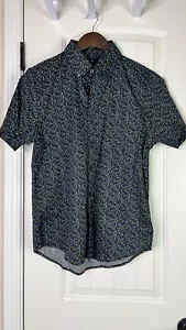 Camisa Ben Sherman Para Hombre S Floral S/S - Elástica Calce Clásico Con Botones - Imagen 1 de 13