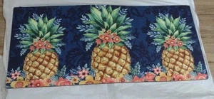 10" x 22" Kitchen Floor Mat Comfort Cushion Pineapple Tropical Decoration NOS - Picture 1 of 7