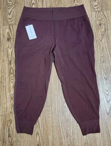 ATHLETA Venice Jogger a righe in velluto più 2X nuovo con etichetta  - Foto 1 di 9