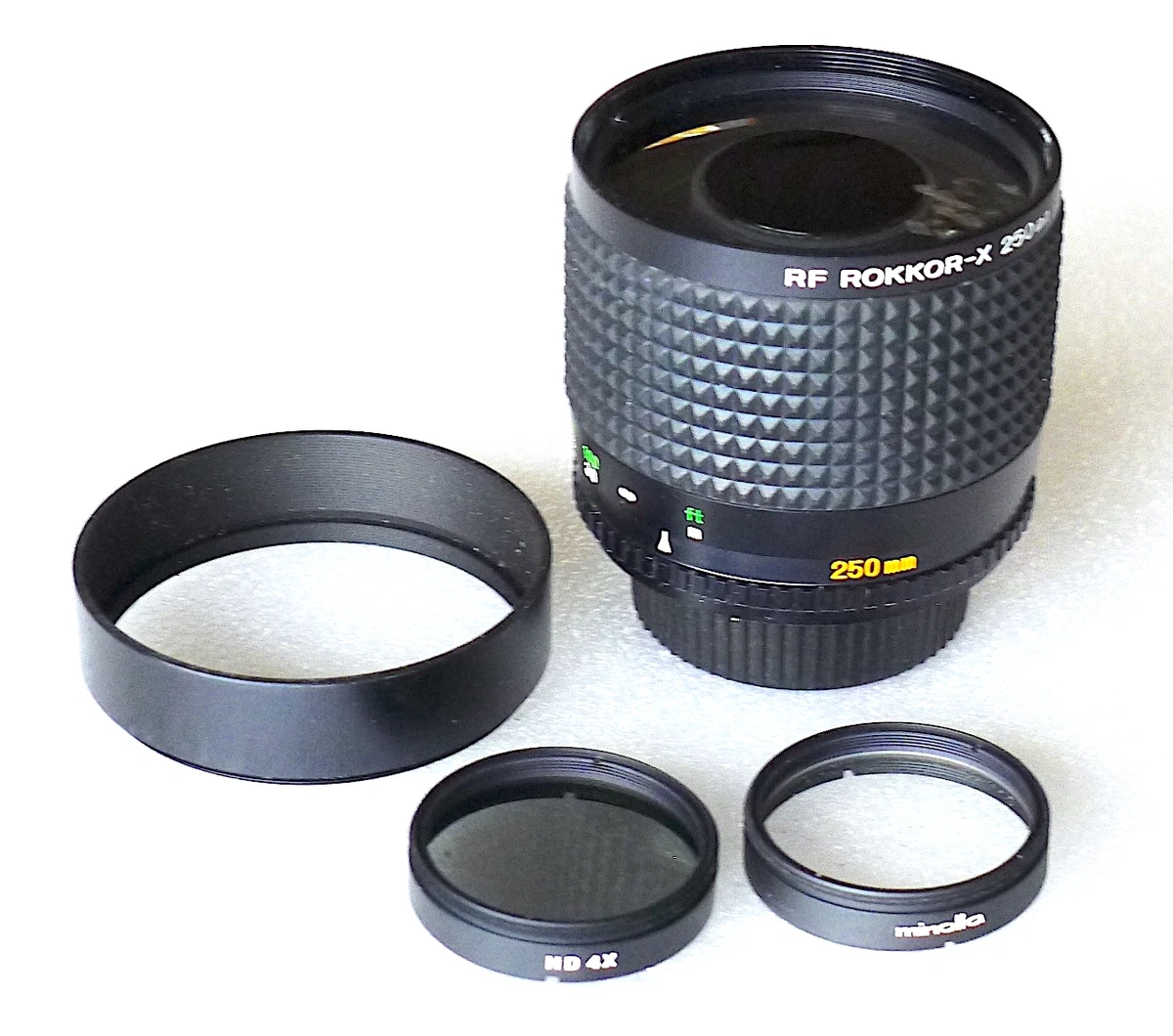 Minolta RF Rokkor-X 250mm f5.6 Mirror Lens - PERFECT | eBay