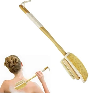 Loofah on a Stick, fregadora trasera para 1 x cerdas & cepillo - Imagen 1 de 7