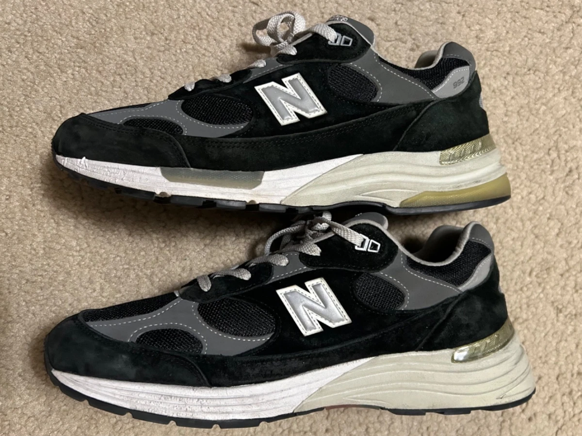 New Balance 992 Made in USA Black Grey for sale | eBay