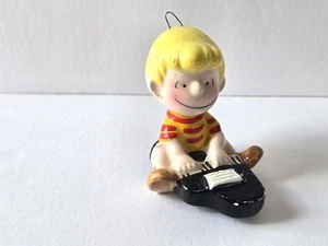 Vintage Peanuts Schroeder Ceramic Christmas Ornament UFS - Picture 1 of 4