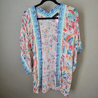 La Blanca Terra Italia 游泳遮瑕和服 均码 多彩 — 第 1/4 张图片