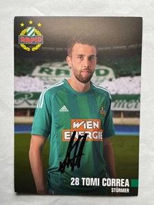 Autogramm TOMI CORREA-Rapid Wien-Ex-Tenerife-Logrones-Altach-Grödig-Spanien-AK - Picture 1 of 2