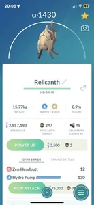 ⭐️Pokemon Go ⭐️#369 Relicanto**Regional XTRA Raro**Regalos y Amistad Incluidos - Imagen 1 de 2
