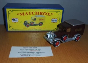 Matchbox Yesteryear YGB-01 Modell A Ford Van Hershey 2005 braun Karosseriecode 2 - Bild 1 von 6