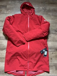 Under Armour Mens Coldgear Infrared Down 3-In-1 Jacket 1364891-834 Red Large - Picture 1 of 6