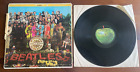 LP Beatles Sgt Peppers Lonely Hearts Club Band 1967 vinyle G, couverture portée SMAS265