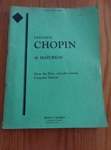 Frederic Chopin: 56 Mazurkas by Edwin F. Kalmus, no date SC - Picture 1 of 1