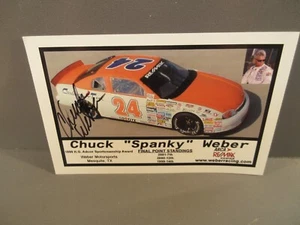 Tarjeta de héroe firmada Arca #24 Chuck Spanky Weber - Imagen 1 de 1
