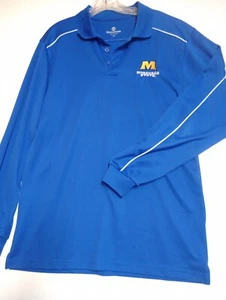 Holloway Hemd Herren mittelblau Langarm Polo Morehead State University Eagle - Bild 1 von 11