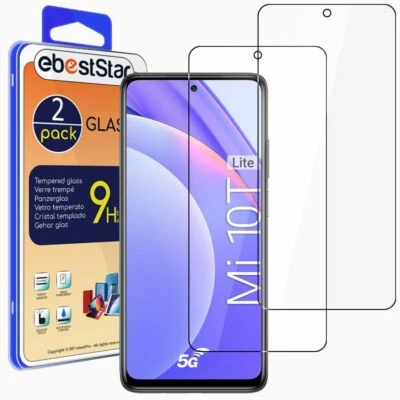 EBESTSTAR Packx2 Verre trempé Xiaomi Mi 10T Lite 5G Film Vitre Protection Ecran anti casse