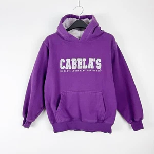 Cabela’s Hoodie Girls Youth Small Purple Outdoor Hunting Pullover Sweatshirt - Picture 1 of 12