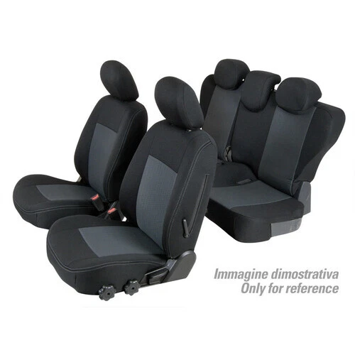 LQGI Set Coprisedili Superior - Nero/Grigio per Mini Clubman (R55) (11/07>06/15) - Immagine 1 di 4