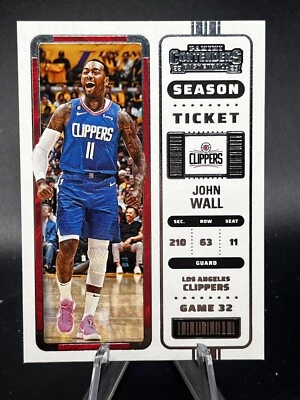 2022 Panini Contenders #71 John Wall  Los Angeles Clippers - Image 1 of 2