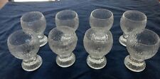 Littala Kekkerit set of 8 glasses goblets crystal by Timo Sarpaneva