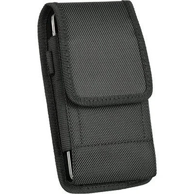 HTC Desire 626 626s ,Large Nylon Canvas Pouch Case Holster Belt Clip + Hook - Image 1 of 4