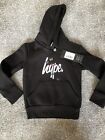 hype black butterfly pullover hoodie BNWT 3-4