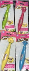 SET OF 4 SHOPKINS CLICKER PEN D'LISH DONUT APPLE CHOCOLATE CHIP - Picture 1 of 2