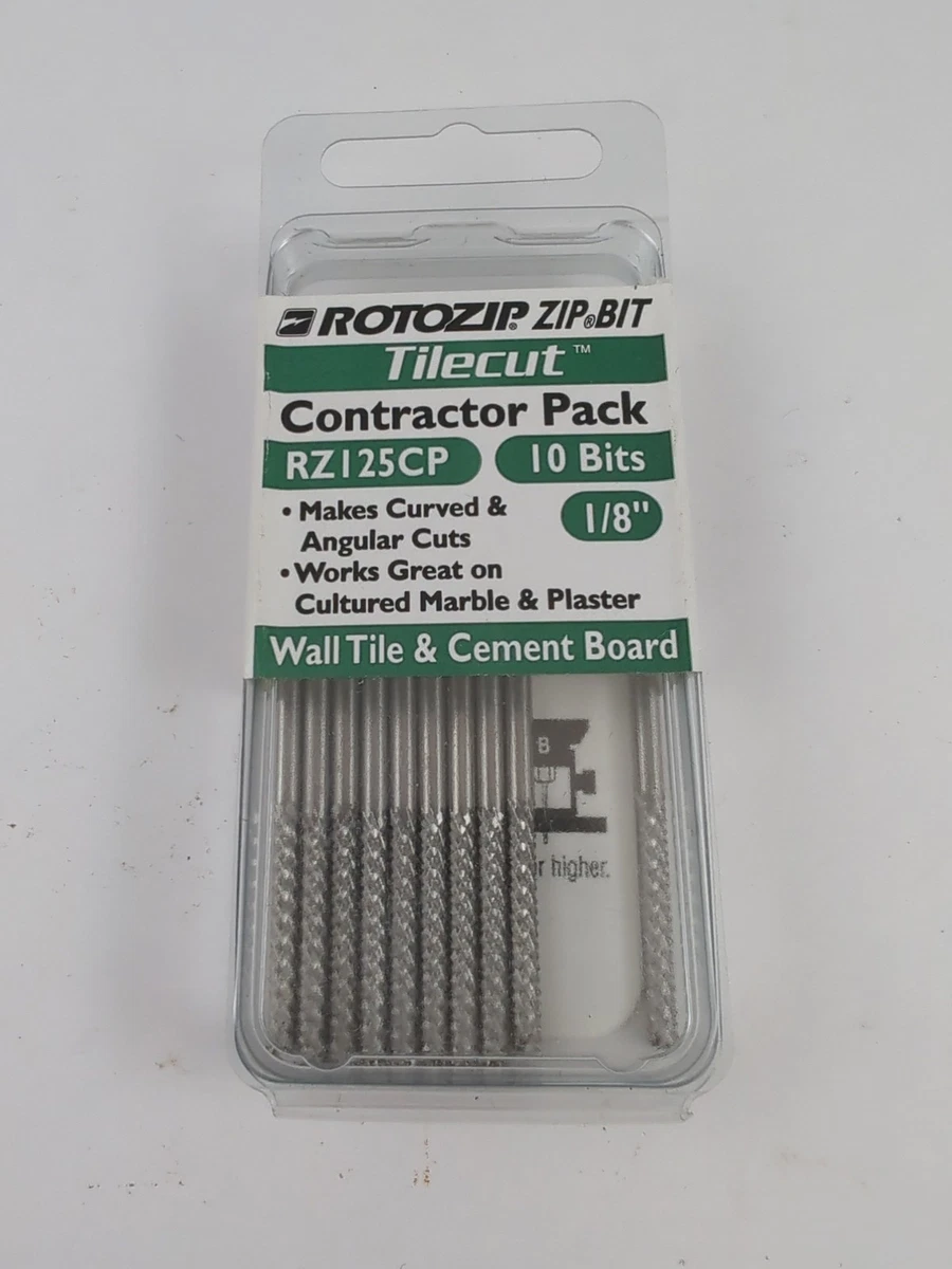 Rotozip CH01 Adapter-Kit Für 1/8" Bits | Für 1/4" Bohrfutter – Inkl. Sechskantschlüssel & 2 Bits