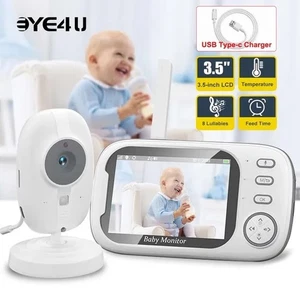 Babyphone mit Kamera 3,5" Farbbildschirm Zwei-Wege-Gespräch Infrarot ohne Internet - Bild 1 von 7