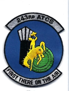 PATCH USAF 243RD ATCS AIR TRAFFICE CONTROLLER SQ WYOMING AIR GUARD - Picture 1 of 1