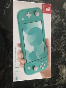 Nintendo Switch Lite Handheld-Konsole - Türkis Neu 32GB mit Animal Crossing Spiel - Bild 1 von 2