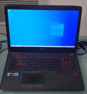 ASUS ROG Gaming Laptop Windows 10 G751J i7-4720HQ 16GB RAM GTX 970M READ LISTING