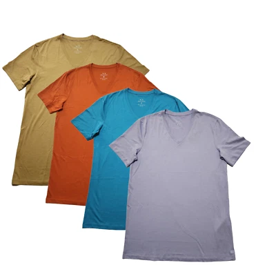 Armani Exchange Men's T-Shirt V-Neck Slim Fit Short Sleeve Pima Cotton Tee - Image 1 of 4