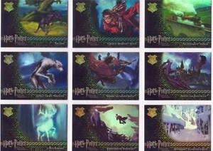 Harry Potter Prisoner Of Azkaban Update Complete 9 Card Foil Puzzle Chase Set - Picture 1 of 1