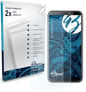 Bruni 2x Protective Film for HTC Desire 12+ Screen Protector Screen Protection - Picture 1 of 8