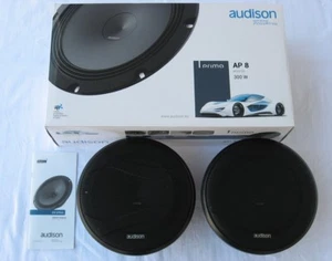 AUDISON AP 8 - 8" / 20cm WOOFERS, NEW PAIR, GRILES, 300W MAX/100W RMS, WARRANTY - Zdjęcie 1 z 1