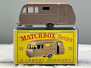 Matchbox LesneyNo.23C Bluebird DauphineTrailer 1960 Mint,Genuine in Original Box