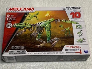 NEW Meccano Dinosaurs 16209 Real Metal Build Play Maker System - Picture 1 of 5